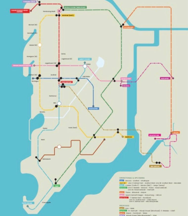 Project layout map of Prestige Garden Trails Mira Road Dahisar